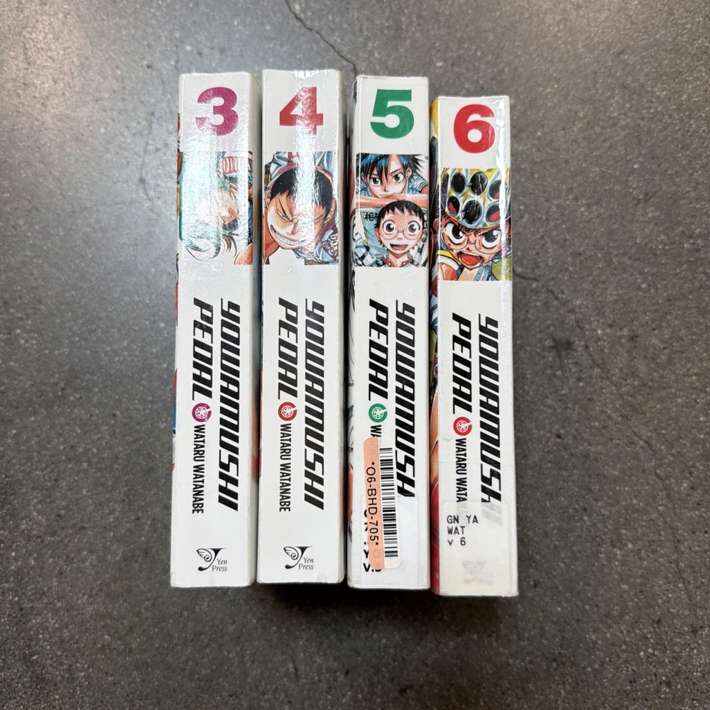 Yowamushi Pedal, Vol. 3-6 by Wataru Watanabe, English Manga (2017, Paperback)